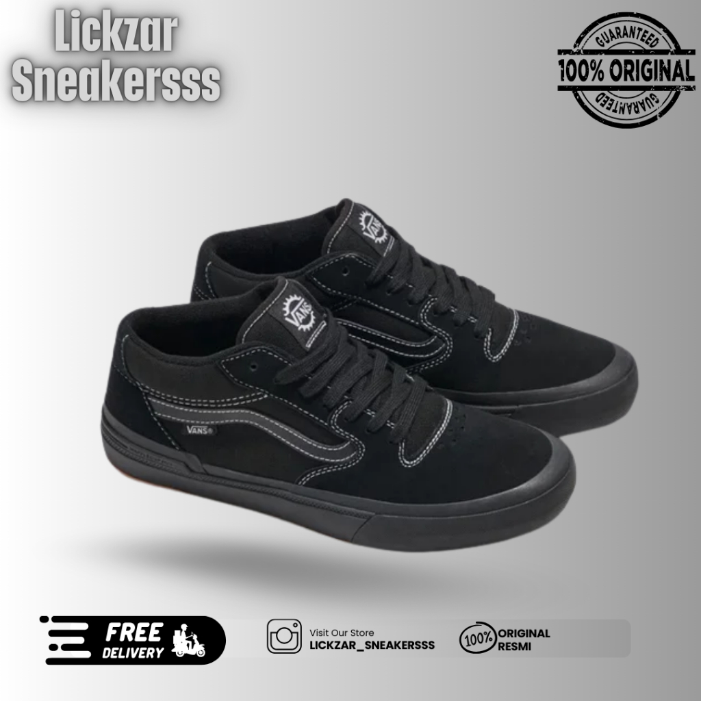 Sepatu Vans Bmx Style 114 Black Original Resmi