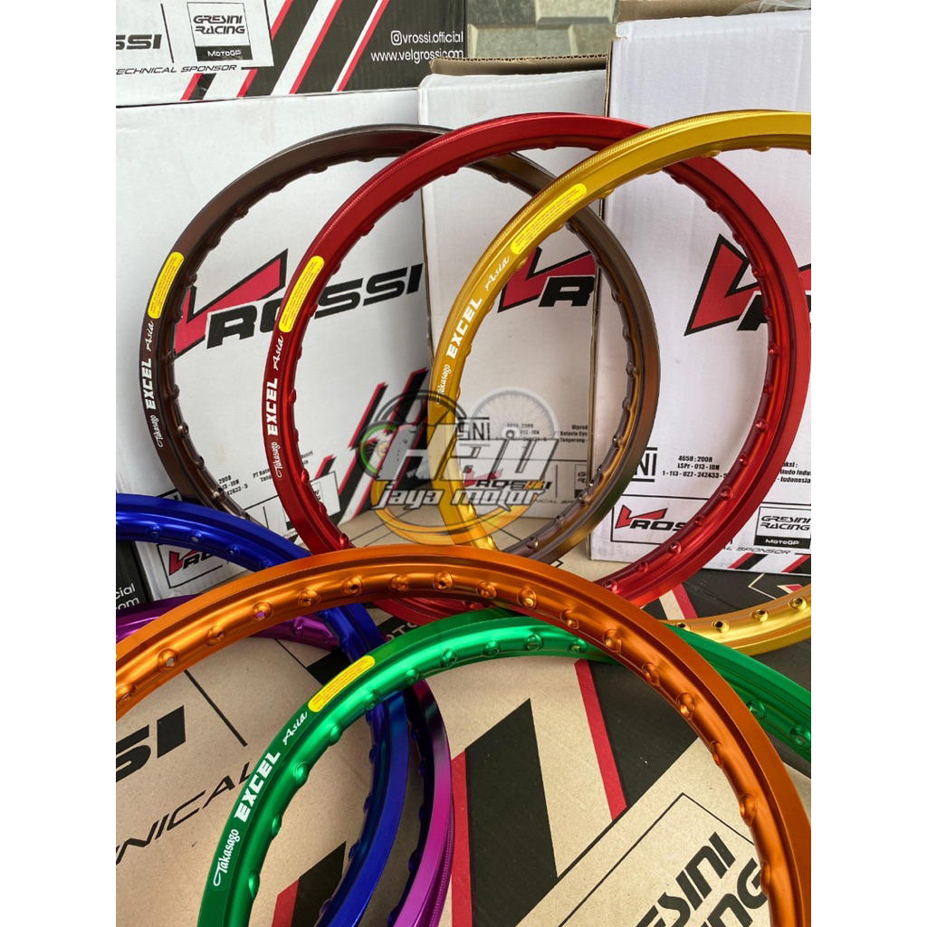 VELG V ROSSI RING 17 UK 120/140/160 CUSTOM STIKER TAKASAGO EXCEL ASIA