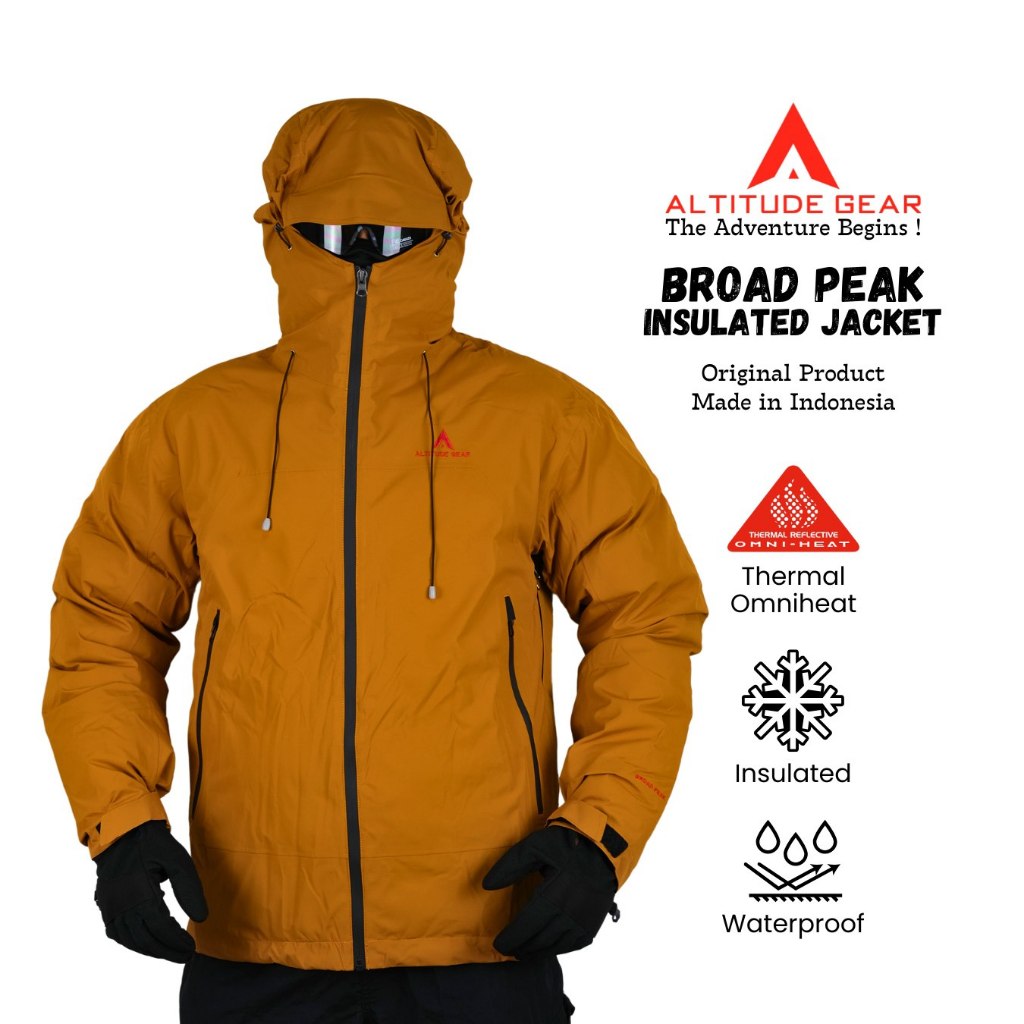 Altitude Gear Broadpeak Jaket Gunung Outdoor Waterproof Insulated