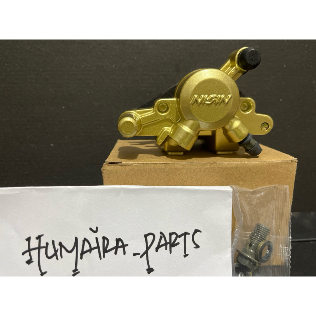 Kaliper Cakram Bawah Depan Supra X 125 RR Pala Babi Supra X 125 Helm in Caliper Nissin