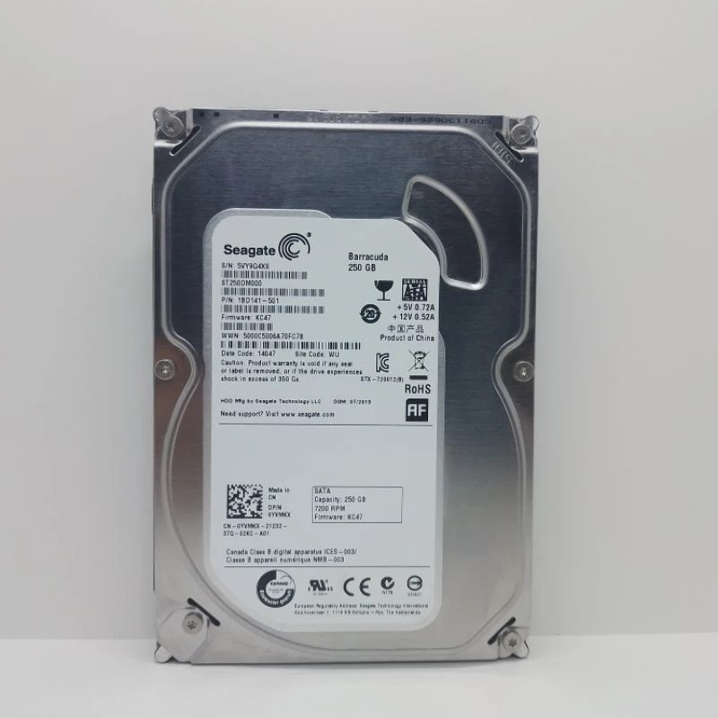 Hardisk 160GB Sata 3,5" Slim Rpm 7200 PROMO HARDISK 160GB FOR PC CPU