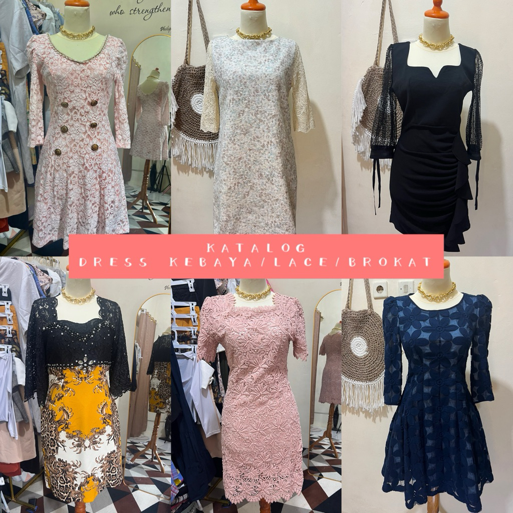 Katalog Preloved Dress Kebaya/Brokat/Lace/Gaun Pesta