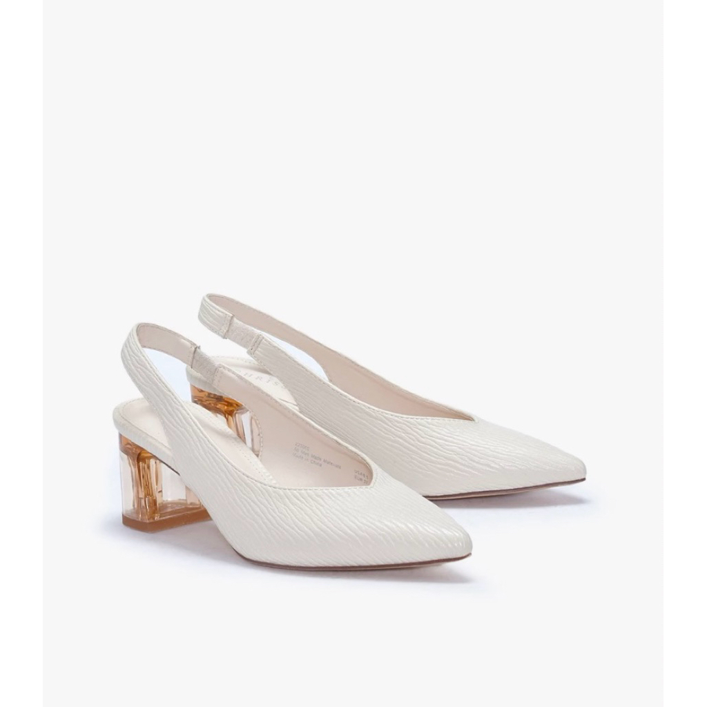 Payless Chrissie White Heels
