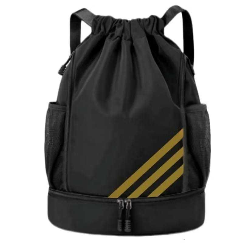 Tas Ransel olahraga Unisex Tas Sepatu futsal Tas gym Tas Serut Premium Tas gendong Kecil Anti air