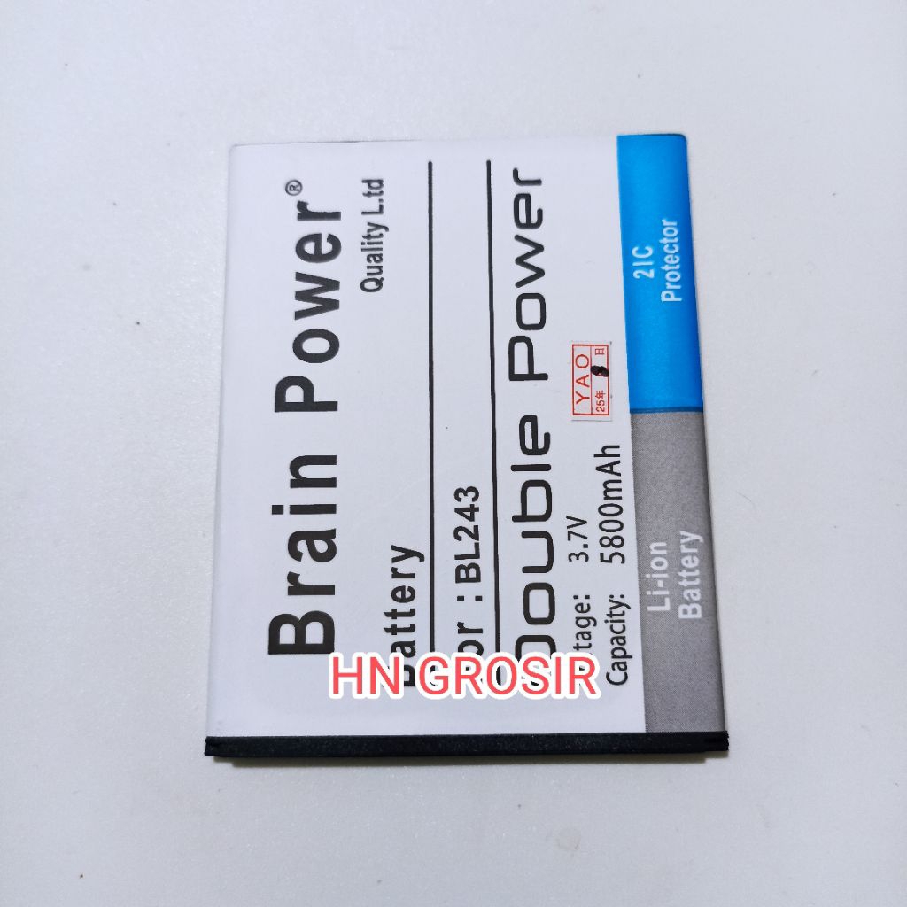 Baterai Batre For Lenovo A7000 K3 Note  BL243 A7000 plus A7700 A7700 plus A5600  Double power batter