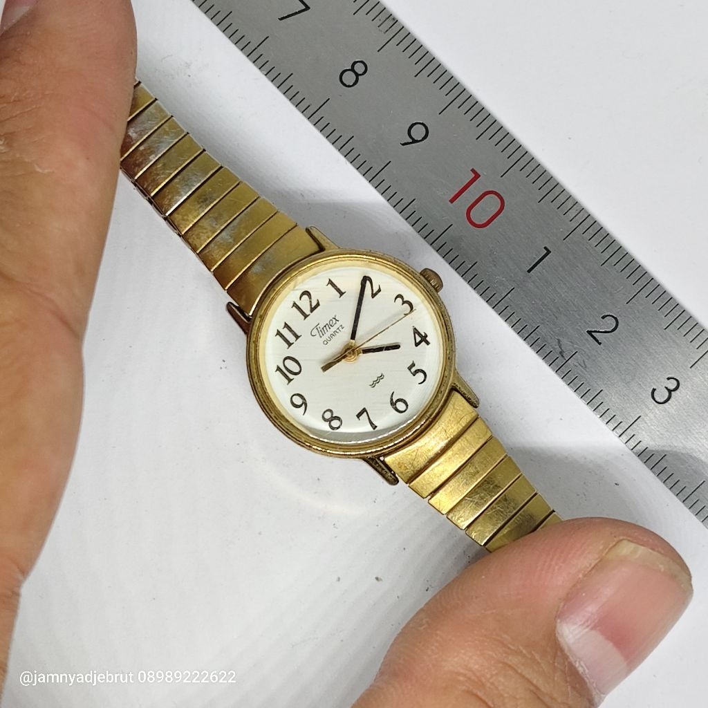 Jam Timex T A7 Ladies Gold Bekas