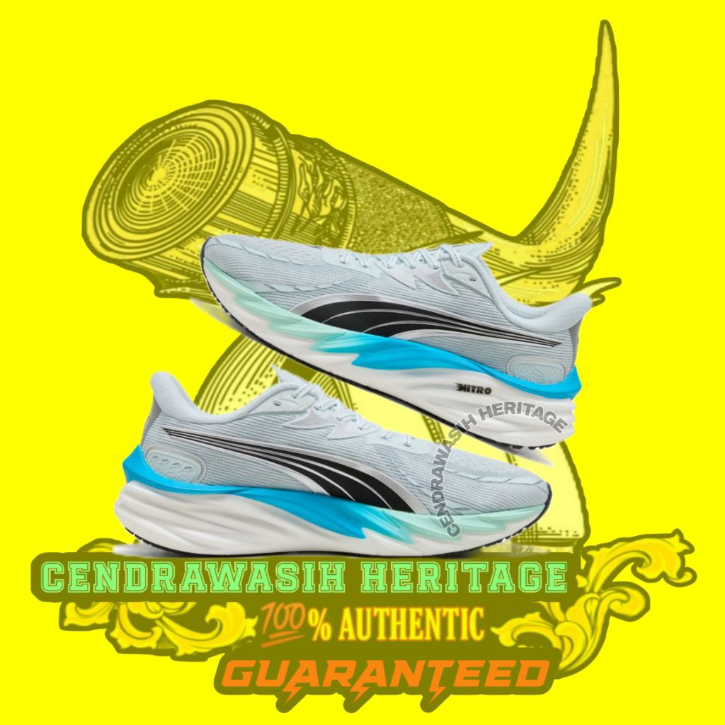 Puma Velocity Nitro 4 Sea Glass Speed ​​Blue Original