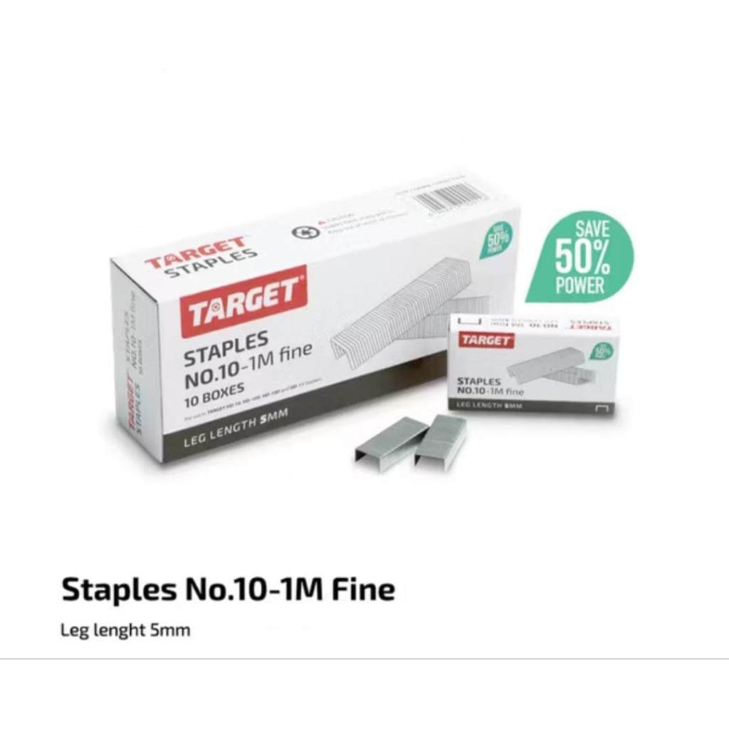 

1 Pak Isi Staples Target NO.10 ( isi 10 kotak kecil)