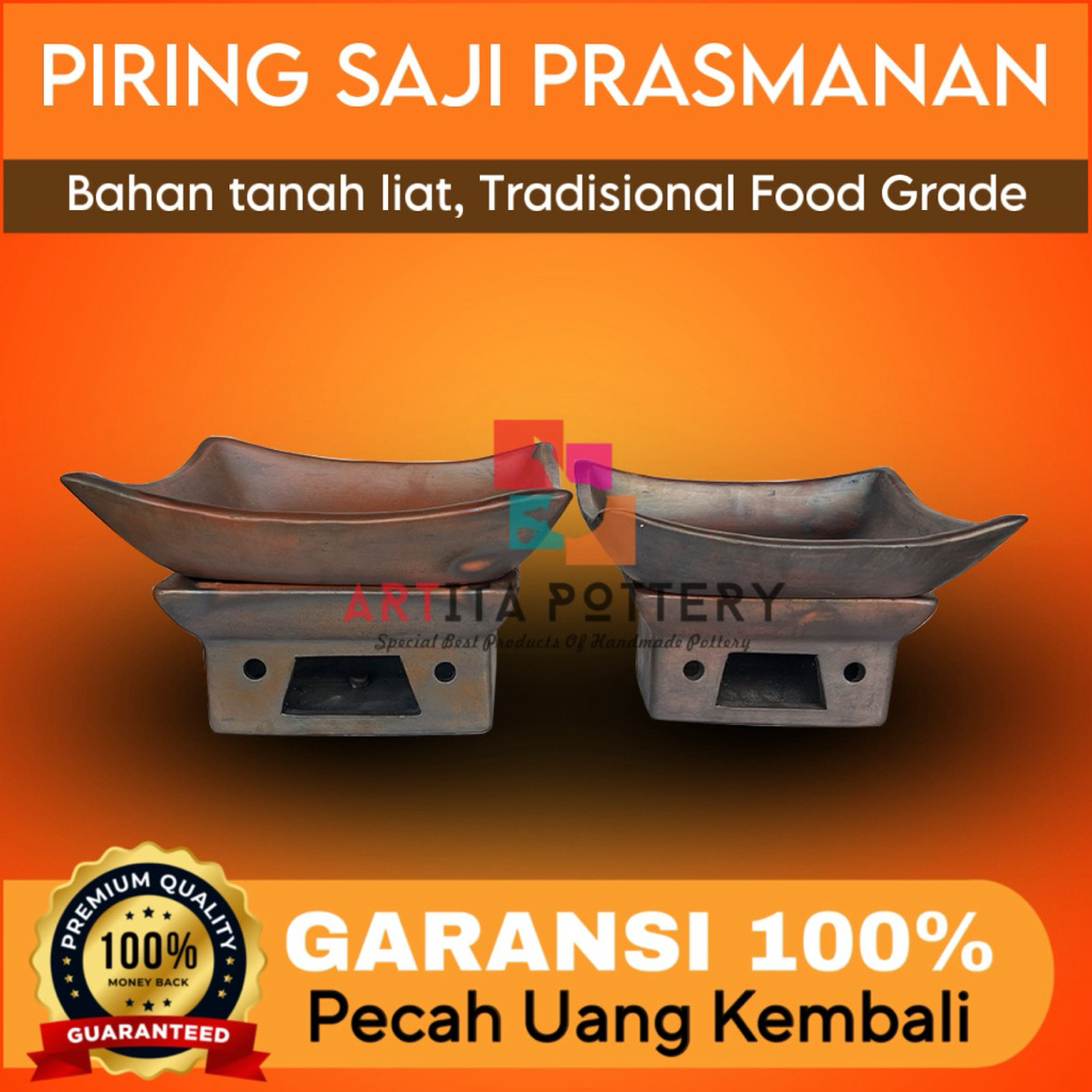 Tungku Prasmanan Set Piring Kotak
