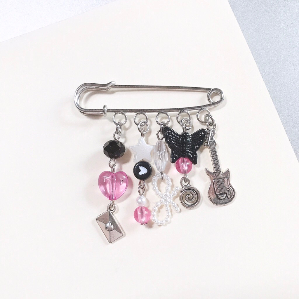 beads pin bag pin tas lucu aesthetic