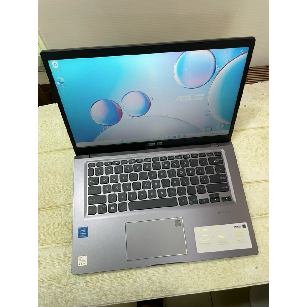 Laptop Asus Vivobook X415MA 14" ram 8gb/256gb intel celeron N4020 bekas second murah original
