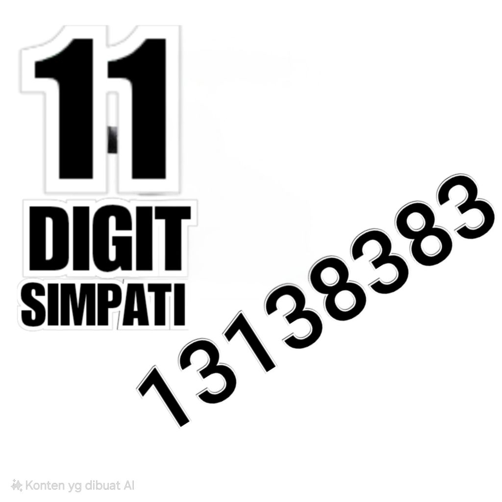 Nomor Cantik 11 angka Simpati