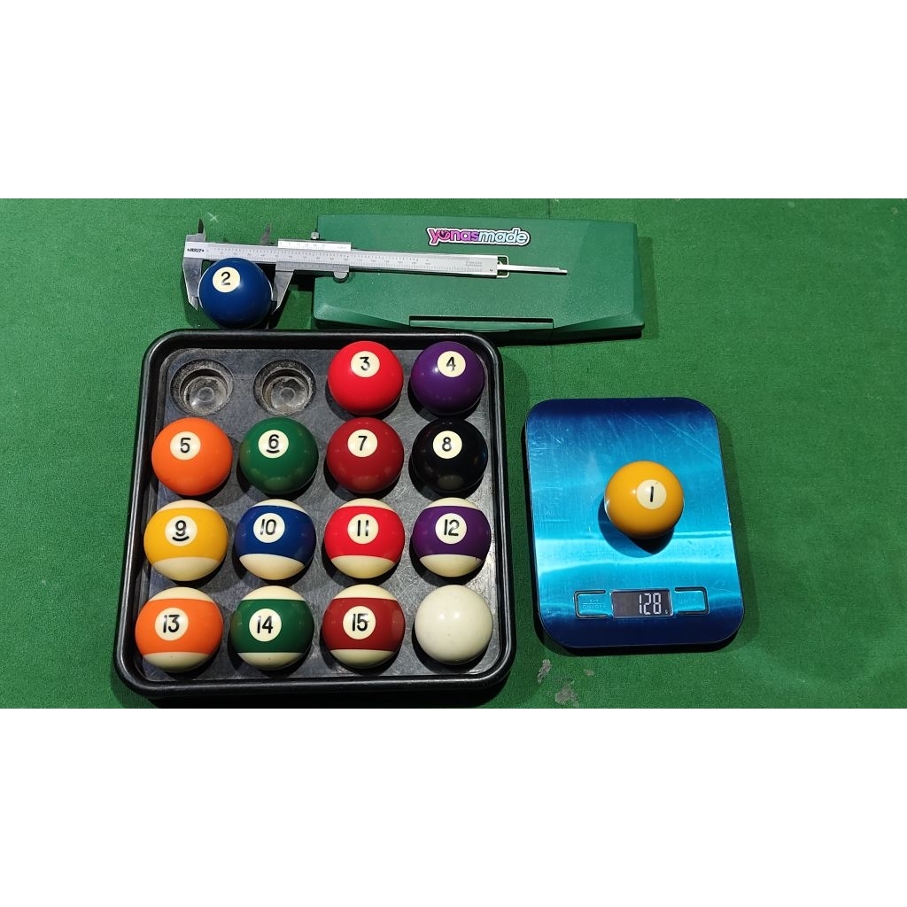Bola Billiard Belgi Tanggung Ukuran 5,2 mm (Aramith Belgium) Second / Bekas