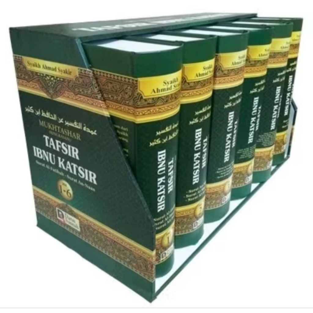 Mukhtashar Tafsir Ibnu Katsir 6 Jilid Lengkap Had Cover + Box