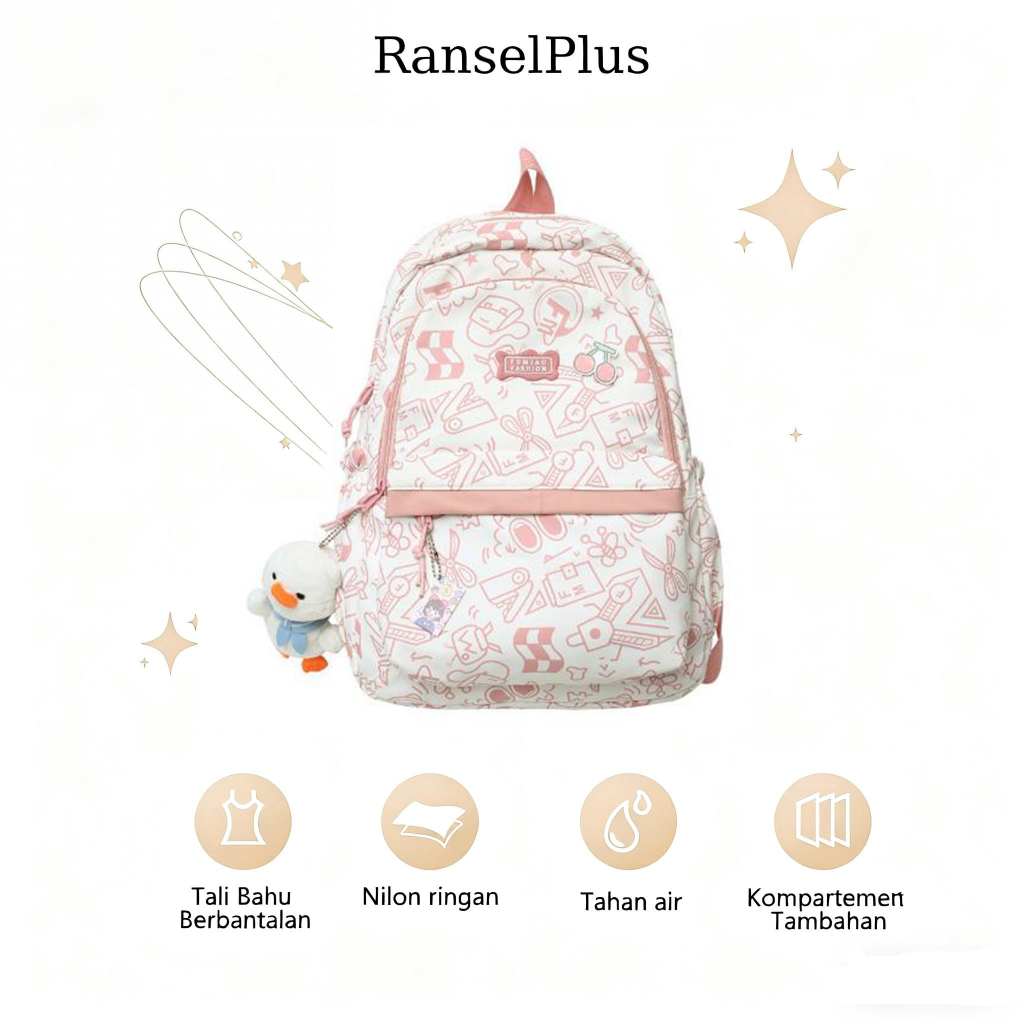 Tas sekolah wanita tas sekolah korean style tas ransel sekolah wanita ransel sekolah korean style wa