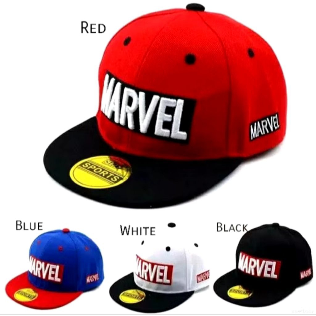 Topi Anak Hip Hop Marvel Topi Keren Anak