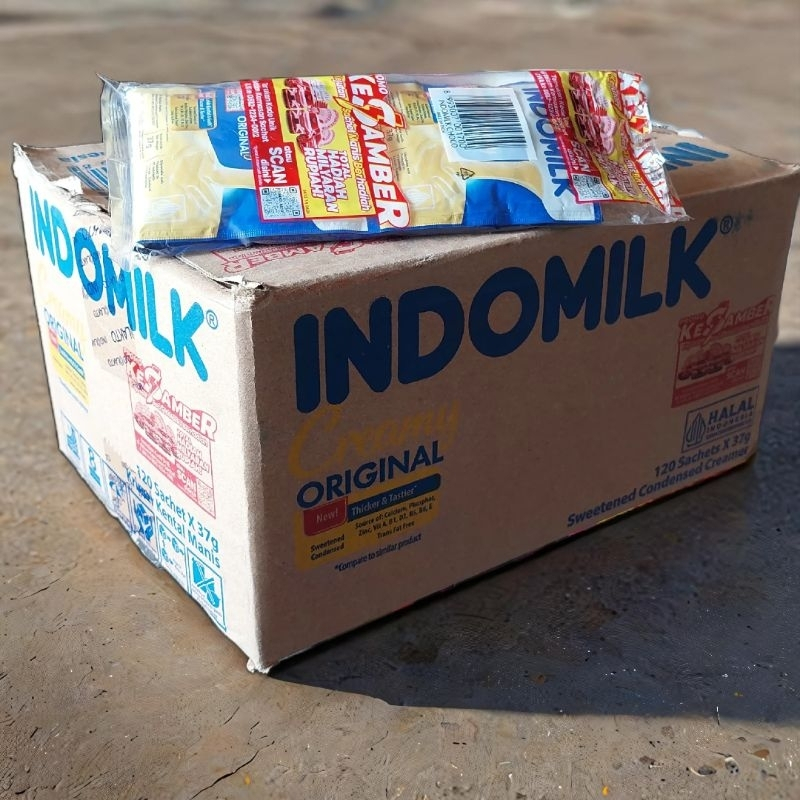INDOMILK Sachet 1Dus [KARTON] / Indomilk Susu Kental Manis / Susu Kental Manis Rentengan 37gram