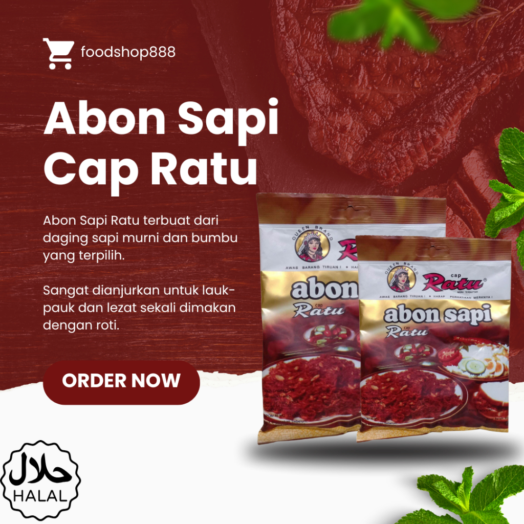 Abon Sapi Cap Ratu / Halal