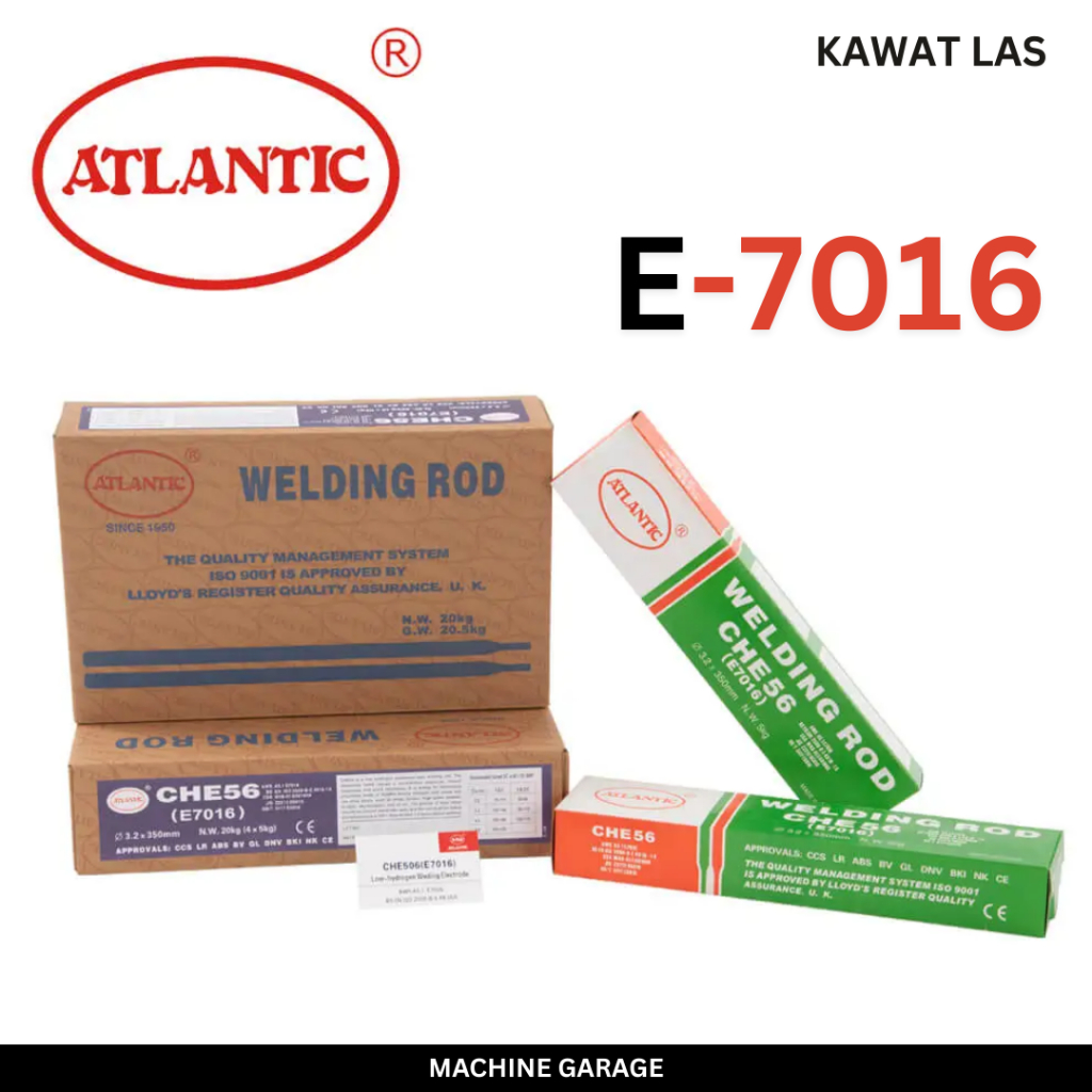 Kawat Las CHE-56 E7016 ATLANTIC 7016 CHE56 5kg 20kg