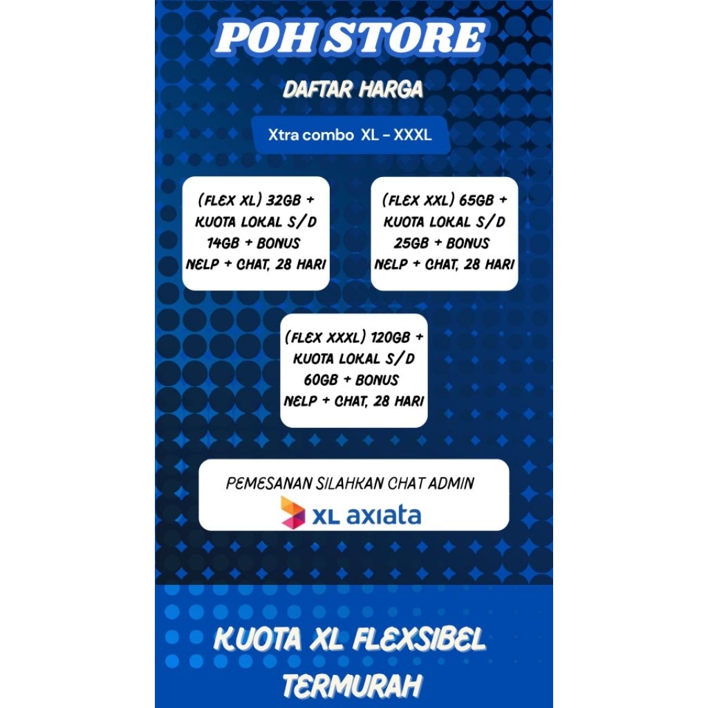 paket data Xtra combo flex XL ( XL-XXXL) | XL Axiata
