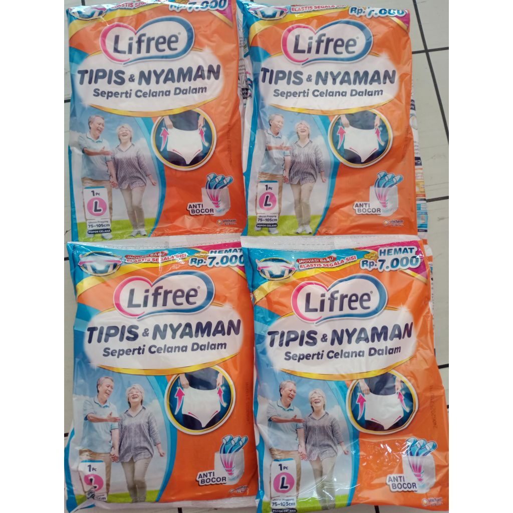 Lifree Pants Popok Celana Dewasa Satuan ukuran L