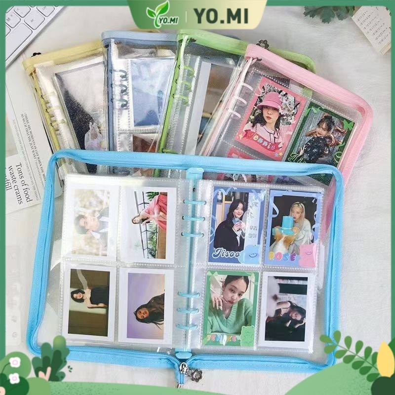 (A5 SIZE) Zipper Photocard Binder 6 Ring / Binder Album PC