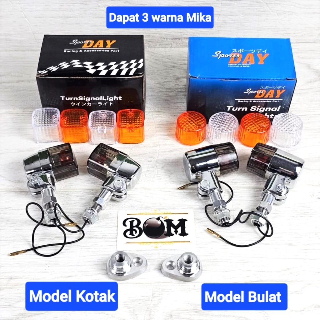 Sein cb Riting cb riting palu bulat riting palu palu kotak LED RIDE IT chrome besi DAY gl cb tiger