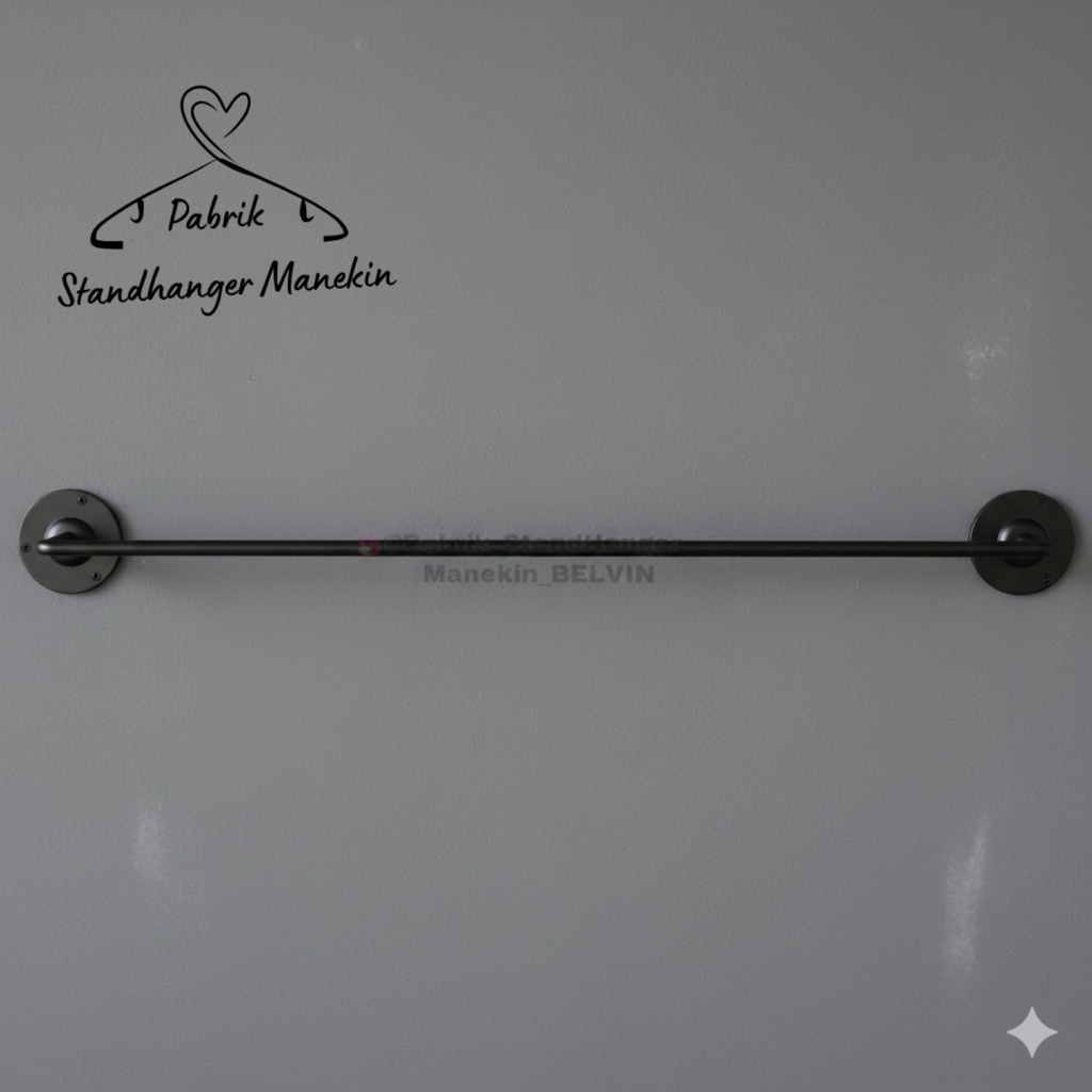 StandHanger Dinding Black // Display Dinding // Gawang Dinding Mewah // Gantungan Dinding Premium //