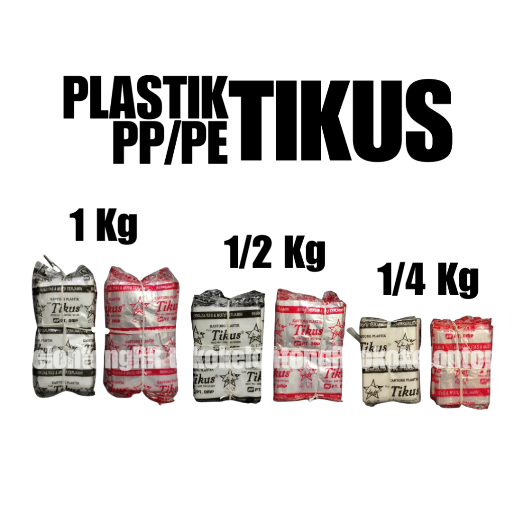Plastik PE/PP Cap Tikus | Kantong Plastik Cap Tikus | Plastik Merk Tikus Merah | Plastik Merk Tikus 