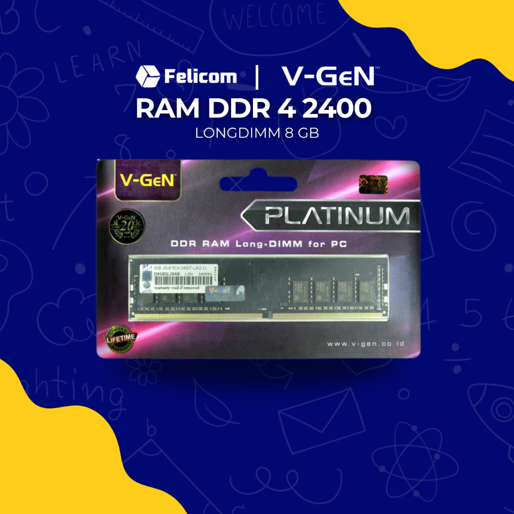 RAM DDR4 - 2400 8 GB VGEN LONGDIMM dnpc