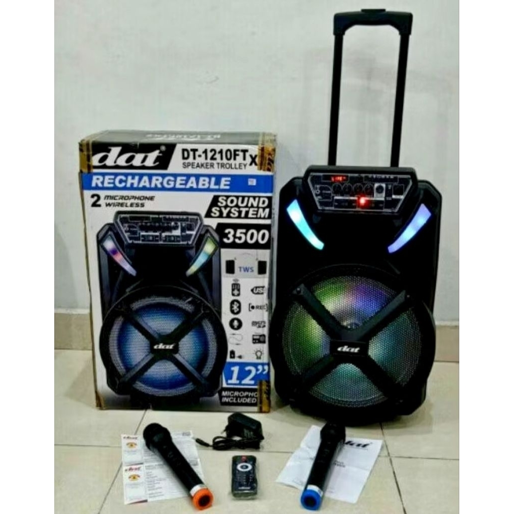 SPEKER 12 INCH BLUETOTH MIC WERELES 2 ORIGINAL