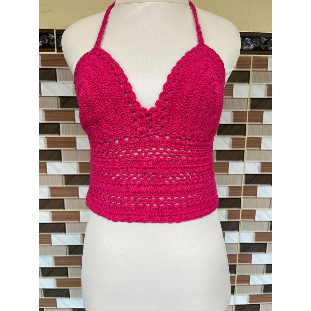 bh bra rajut tali belakang | bikini rajut Bali handmade