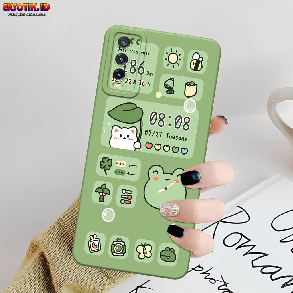 Case VIVO Y12s Y20 Y20s- Eksotik.id - Casing VIVO Y12s Y20 Y20s - Case CUTE DINO - Skin Handphone - 
