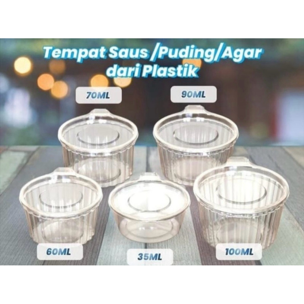 Cup Ager / Cup Puding / Cup Sambel Tenten