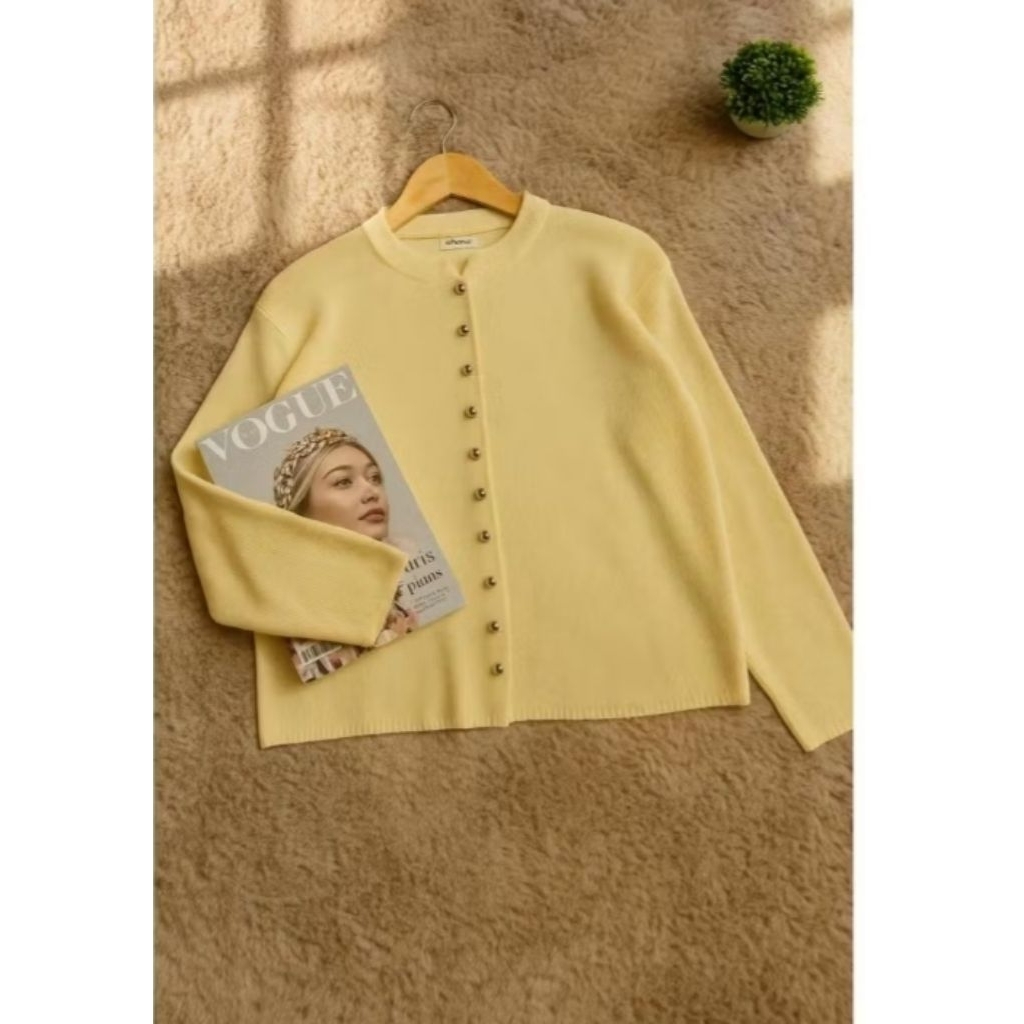 Yumma cardigan/Basic cardigan /baju rajut premium /baju rajut tebal