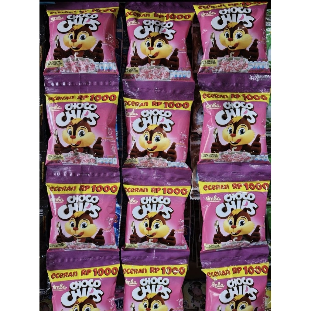

Simba Choco Chips Strawberry (1renceng isi 10bks)