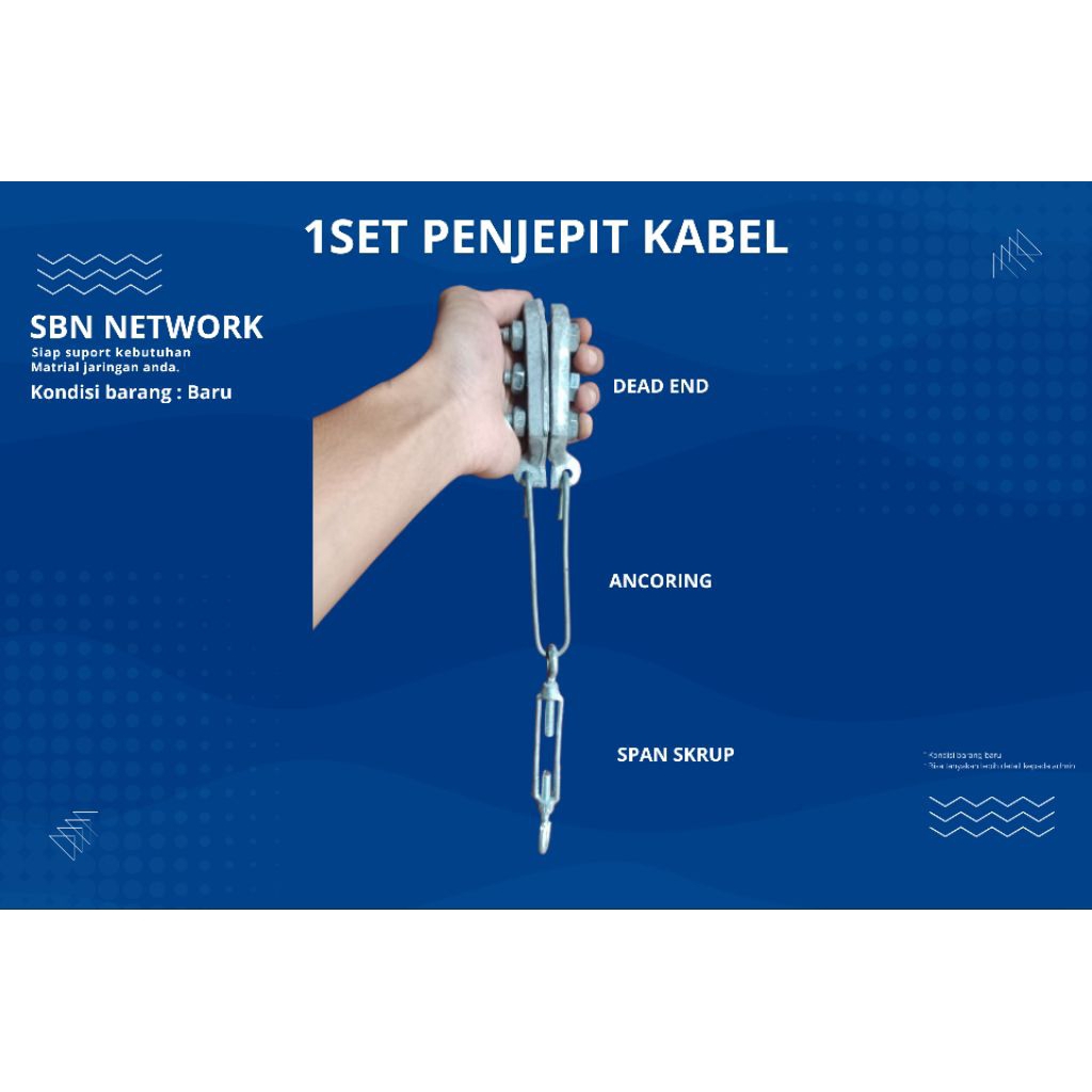 1 SET ALAT PENJEPIT KABEL FIBER OPTIC
