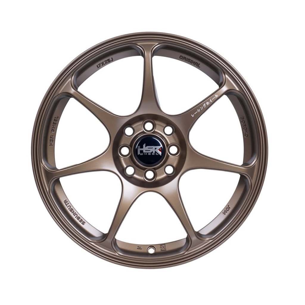 Velg Mobil Honda mobilio, Jazz,Xenia ring 17 Hsr SEBUNSUTA BOROKO 03 HSR Lubang 4x100 MATTE BRONZE