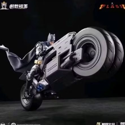 Modoking Batman Flash Batcycle Suit Ben Affleck Assembly Batmobile Figure