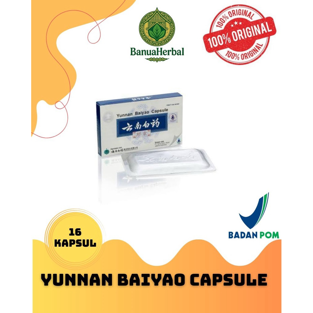 "Yunnan Baiyao Capsule" Meredakan Nyeri 100% ORIGINAL