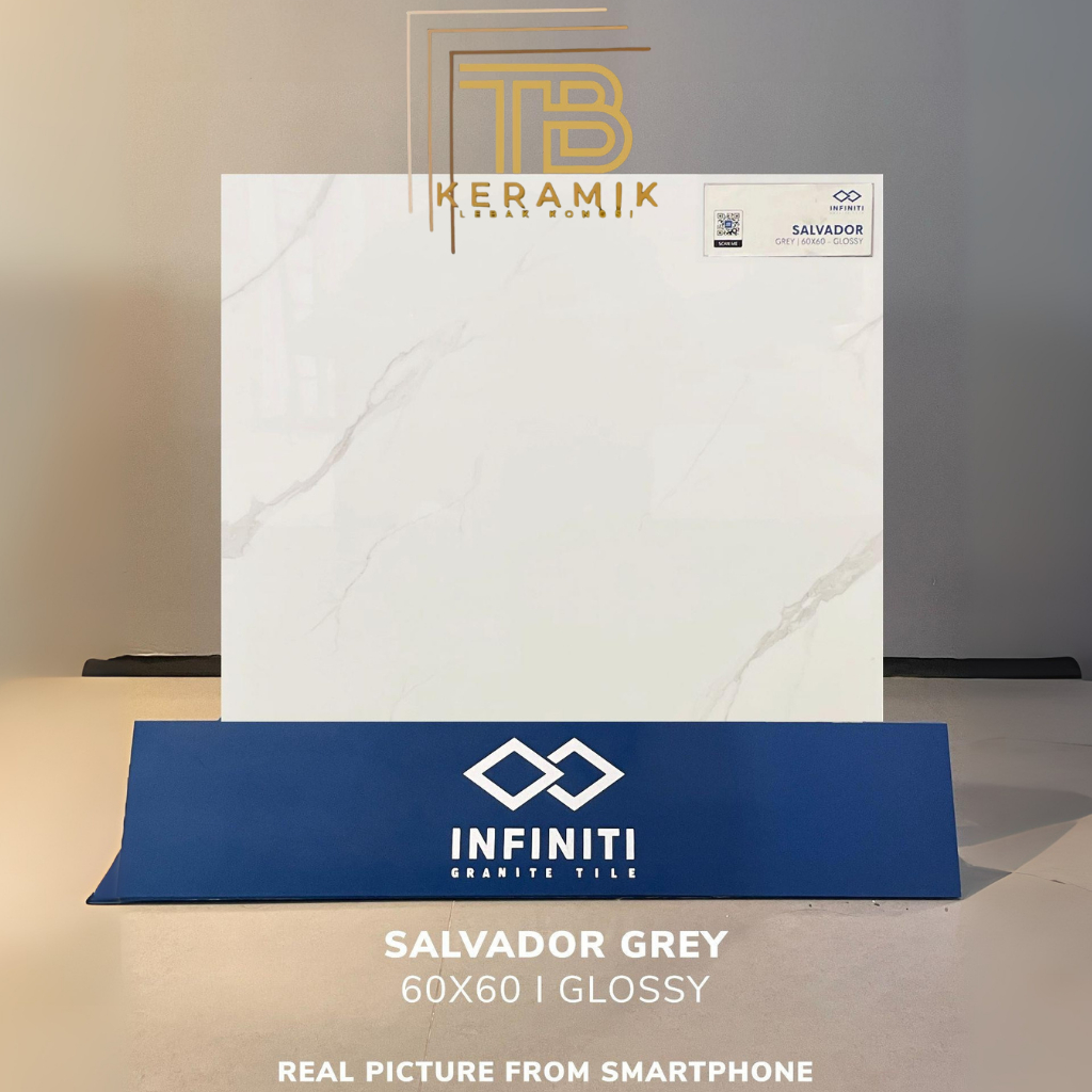 GRANIT LANTAI 60x60 CM | GLOSSY | SALVADOR GREY