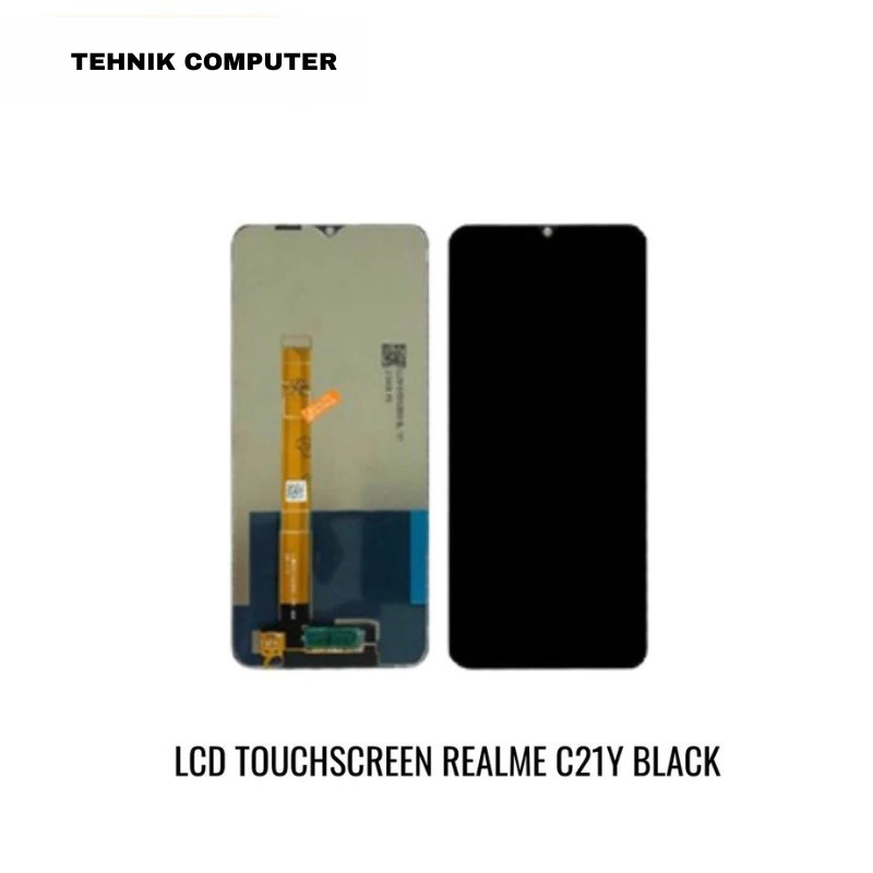 LCD+TS REALME C21Y/C25Y ORI BLACK / LCD REALME C21Y