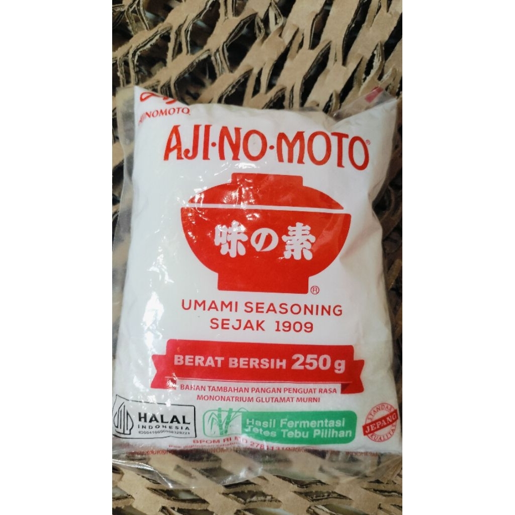 MICIN AJINOMOTO 250 Gr/ AJINOMOTO 250/ PENYEDAP RASA/ PENGUAT RASA /PENYEDAP MASAKAN / MONONATRIUM G