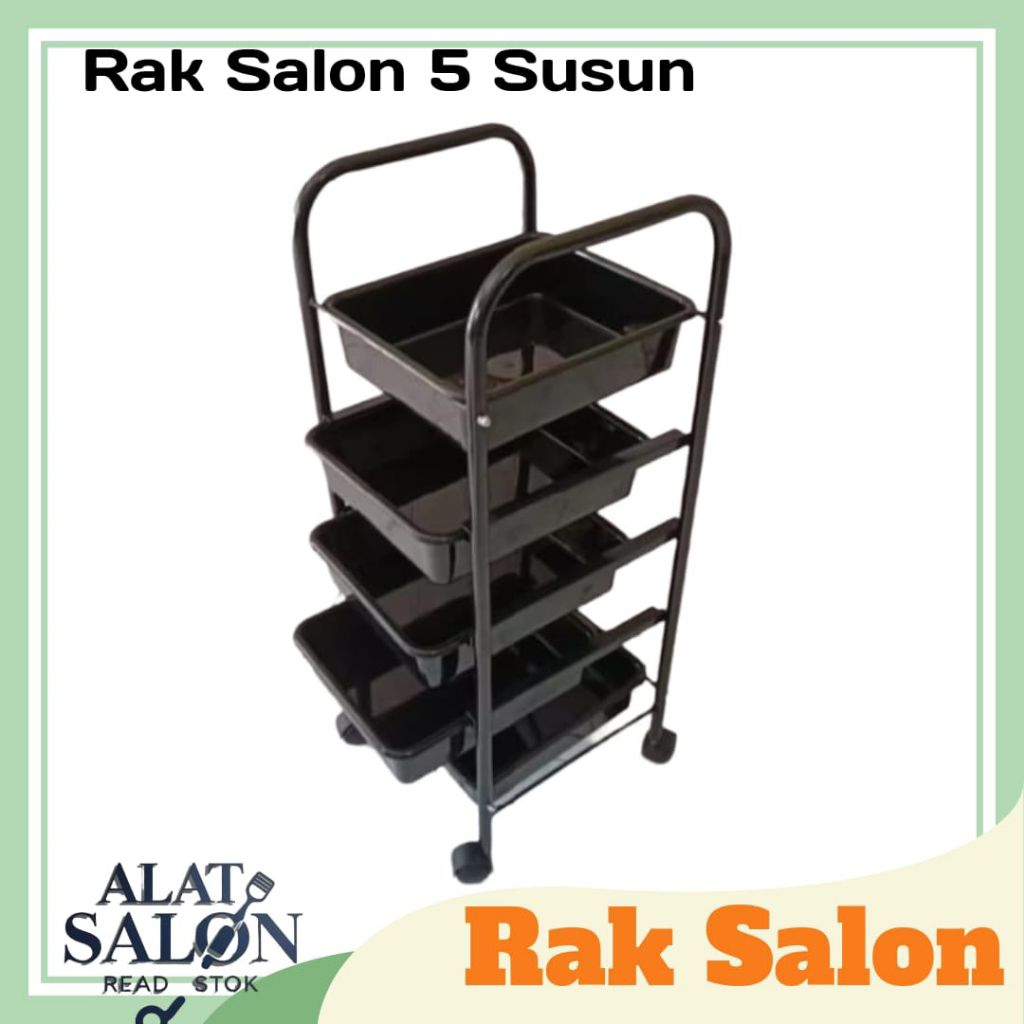 Rak salon/Troli Salon/Rak Serbaguna 5 Susun