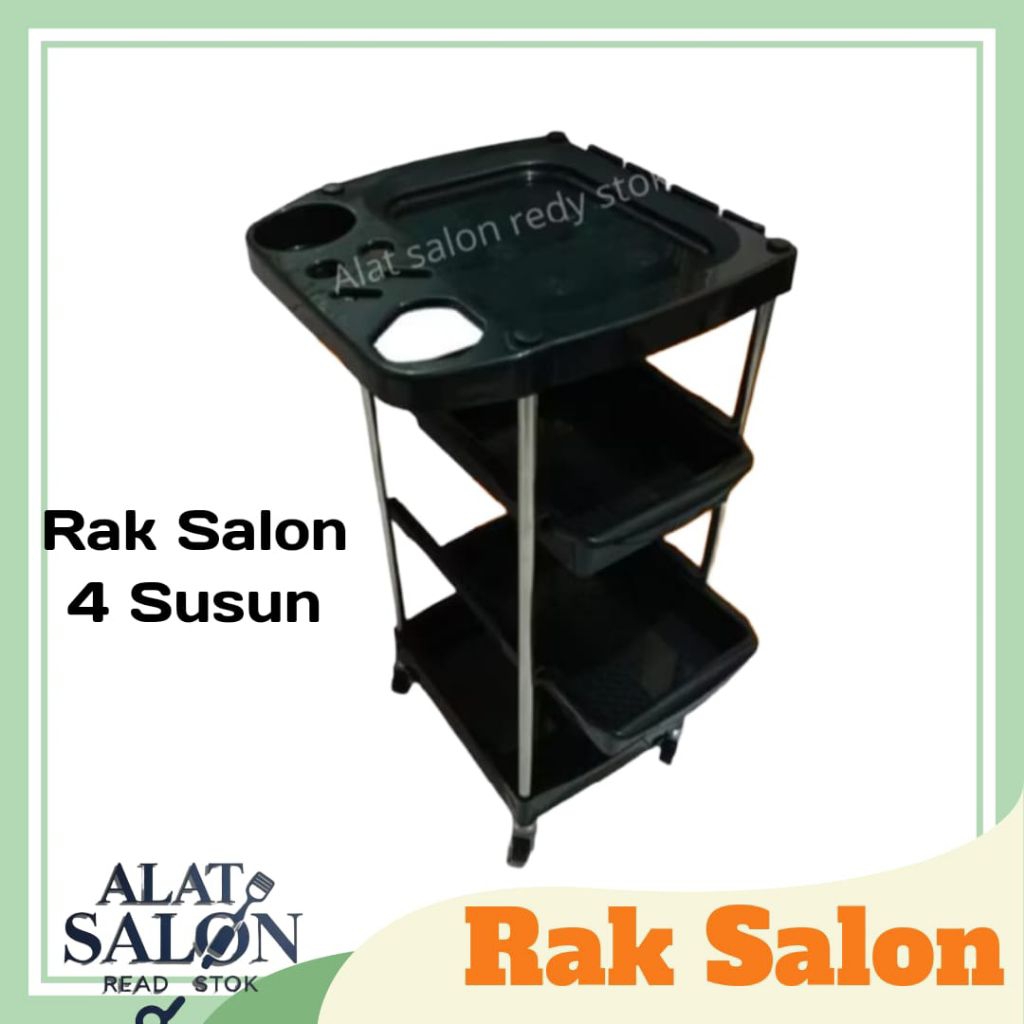 Rak Salon/Troli Salon/Rak Serbaguna 4 Susun