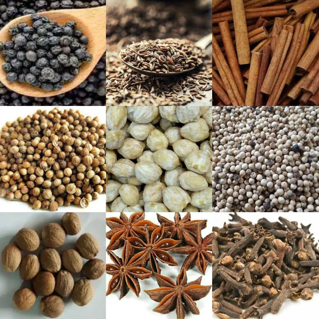 

BUMBU DAPUR REMPAH SERBA 2.000 PER PACK LADA / KEMIRI / KETUMBAR / JINTEN / KAYU MANIS / KAPULAGA / ASAM GENDIS / KACANG TANAH / CENGKEH / BUNGA LAWANG / BIJI PALA / GARAM BLENG GRENDAR / ASAM JAWA / EBI