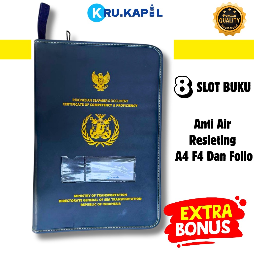 KRUKAPAL Document Keeper, Map Dokumen Pelaut Pro, Map Dokumen Pelaut Premium