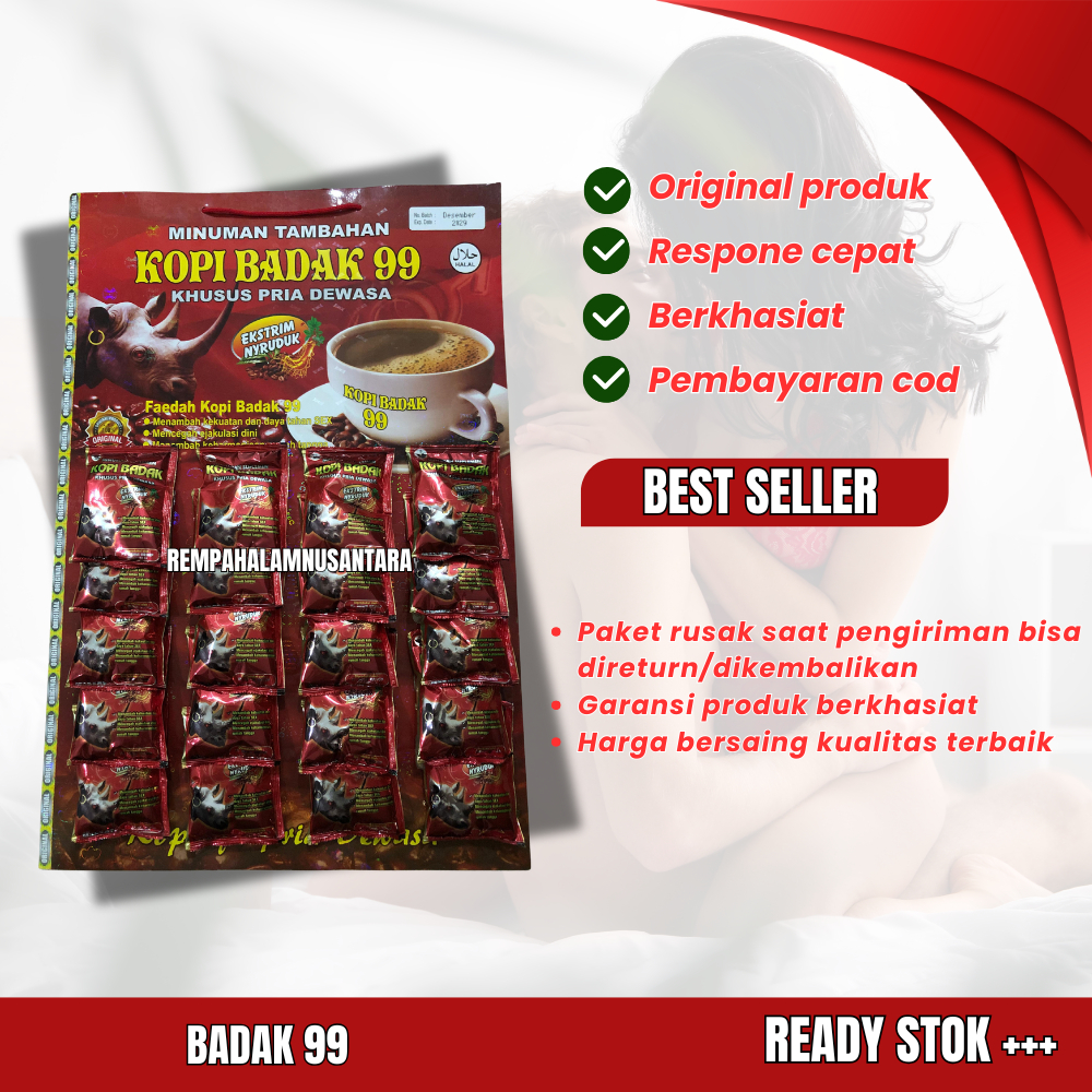 Kopi Cap Badak 99 Original 20 Sachet