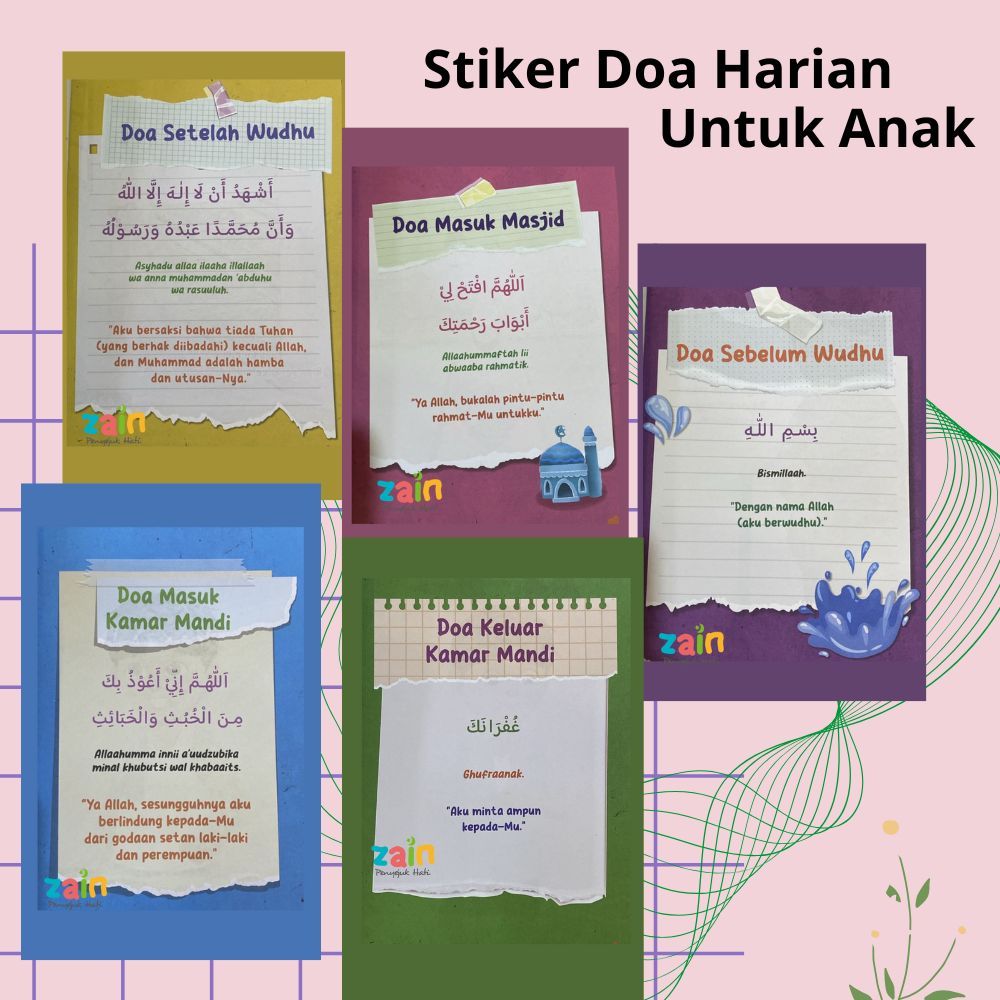 

Stiker Cantik serial Doa Harian Anak 1 Paket isi 5