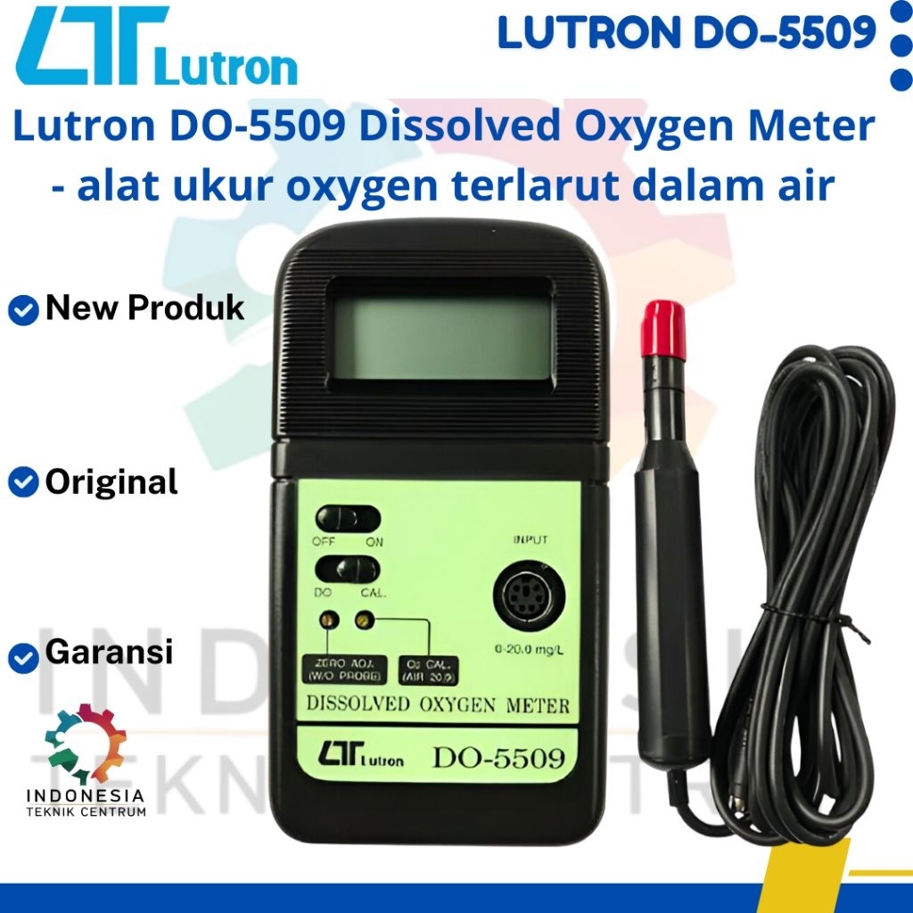 Lutron DO-5509 Dissolved Oxygen Meter - alat ukur oxygen terlarut dalam air